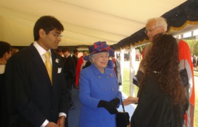 Gates scholar meets the Queen