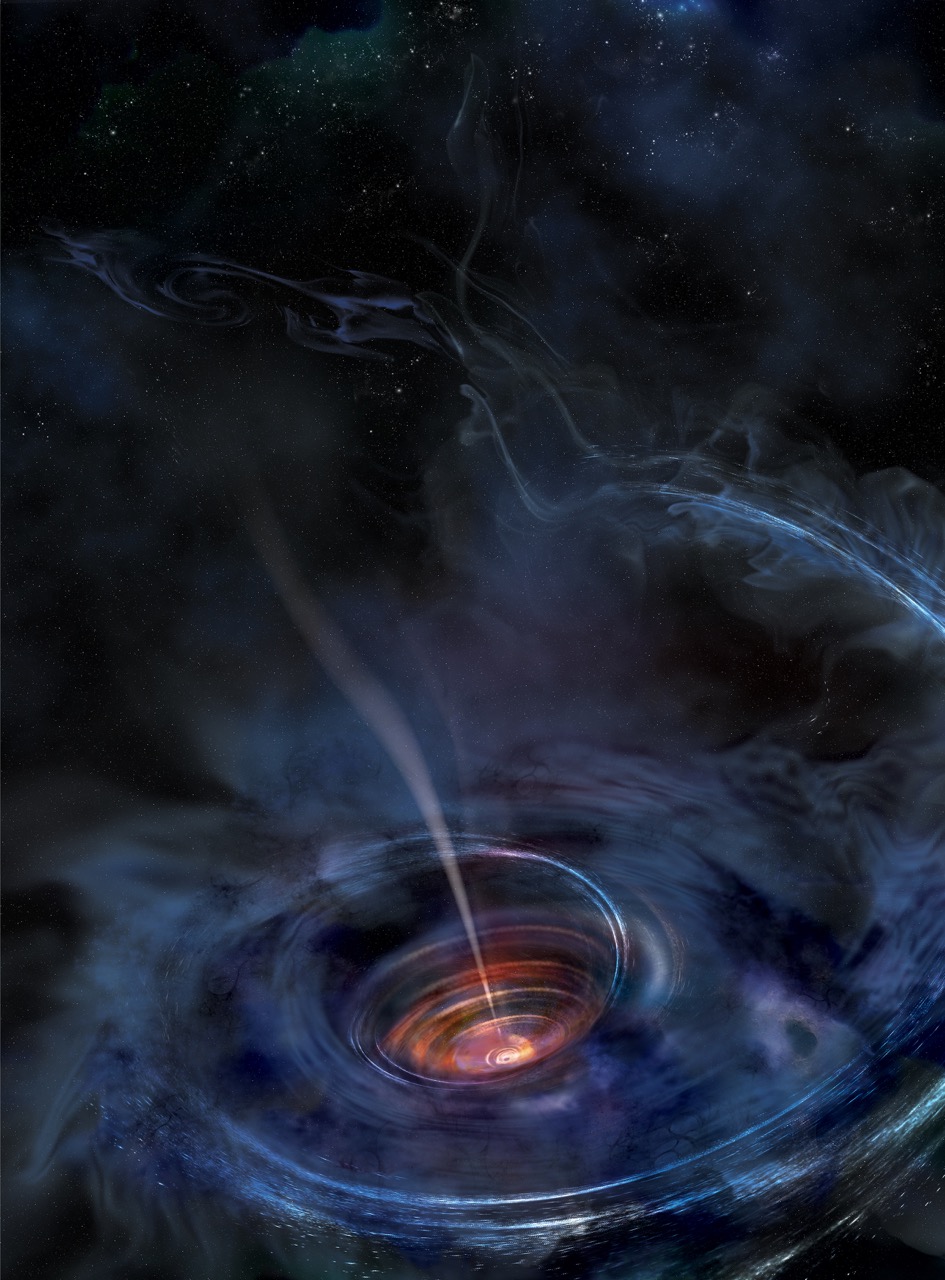 Study reports black hole tearing apart nearby star