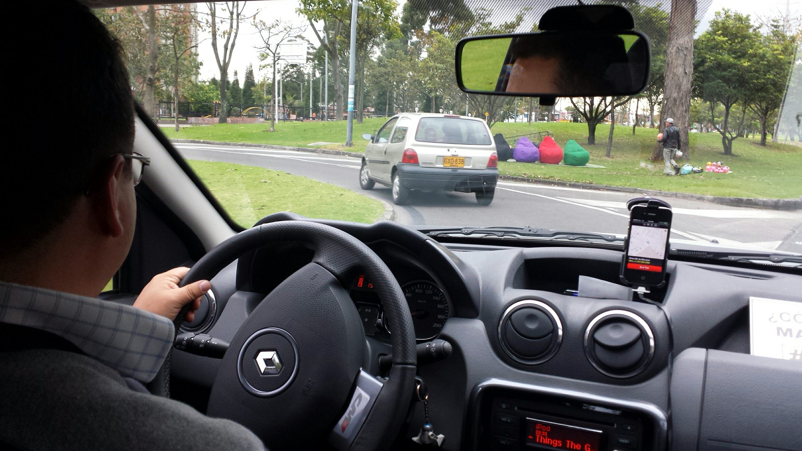 Keeping an eye on the road