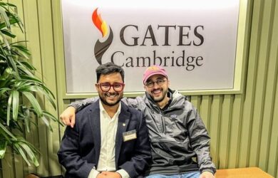 How we met: Ramit Debnath and Kamiar Mohaddes