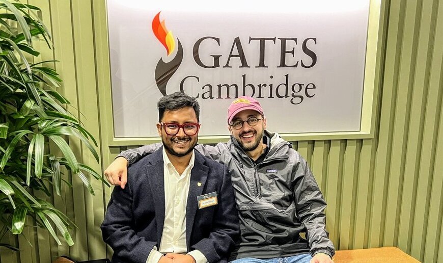 How we met: Ramit Debnath and Kamiar Mohaddes